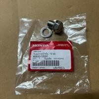 ราคา น็อตถ่ายน้ำมันเครื่องพร้อมแหวน ตัวติดรถ Honda (หัวใหญ่ เบอร์17) ใส่ได้หลายรุ่น ของแท้เบิกศูนย์ 92800-12000 (26868216966)