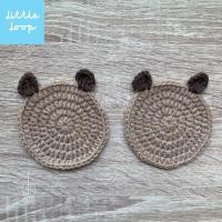 ราคา ที่รองแก้ว คาปิบารา งานถักไหมพรม handmade (25413689304)