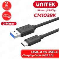ราคา UNITEK Charging Cable [C14103BK] [2-Meter] USB 3.0 สายเคเบิ้ล สายชาร์จ ของแท้ ประกันศูนย์ 2ปี (47202544499)