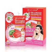 ราคา Jula's herb DD Cream Watermelon SPF50 PA+++ ดีดี ครีมกันแดดแตงโม [ยกกล่อง] [6ซอง] (24005451275)