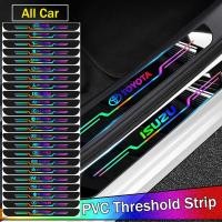 ราคา 4 ชิ้น Pvc เลเซอร์รถประตู Sill เกณฑ์สติกเกอร์สําหรับ Mercedes Benz W210 W202 W176 W166 W203 W210 W211 W124 GLC GLK GLA CLA W205 W212 AMG ใหม่ E Class CE200 E260 อุปกรณ์เสริม (43415094510)