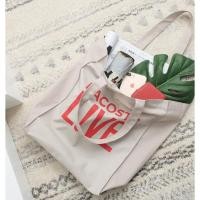 ราคา VSSTUDIO LAC Collection Canvas Shopper กระเป๋าถือ Unisex Tote Bag Top Handle Shoulder Bags (26444142402)