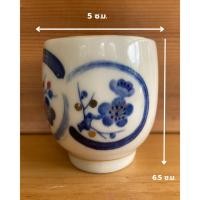 ราคา ถ้วยน้ำชาเพ้นท์ลายดอกไม้ (40855194178)