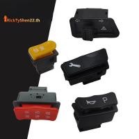 ราคา RickTyShen 4PCS Universal อุปกรณ์มอเตอร์ไซค์ไฟฟ้าไฟหน้าฮอร์นสูง/ต่ํา Beam Dimmer ไฟเลี้ยวห้าสวิทช์และปุ่ม TH (48657871597)