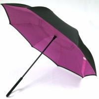ราคา UNGU TOMBOL ร่มถอยหลังสีม่วงธรรมดา / kazbrella (มีปุ่มล็อค) (51107713743)