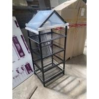 ราคา โรงเรือนสำเร็จรูปชั้นวางตะแกรงเหล็กฉีกสีขาว-สีดำ(40x50x140@2,790บาท) 4แถว (5895149914)