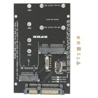 ราคา (สำหรับ m.2sataและMSATAเท่านั้น ไม่รองรับM.2 NVME)M.2 NGFF MSATA SSD to SATA 3.0 Adapter 2 in 1 Converter Card (8715231478)