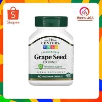 ราคา 21st Century, Grape Seed Extract, Standardized, 60 Vegetarian Capsules (50 mg per Capsule) (43402882789)