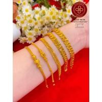 ราคา [RAPASGOLD] - สร้อยข้อมือ 2 สลึง คละลาย ทองแท้ 96.5% (27080923105)