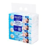 ราคา (แพ็ค 4 ) PASEO BABY PURE กระดาษเช็ดหน้า พาซิโอ เบบี้ เพียว ปริมาณสุทธิ 70 แผ่นX4 ห่อ (18690941551)