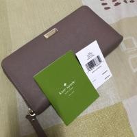 ราคา กระเป๋าสตางค์ใบยาว ซิปรอบ kate spade ของแท้ มือ2 (3740113166)
