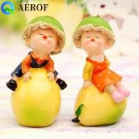 ราคา AEROF ผลไม้ตุ๊กตารูปปั้น,ตลกเรซิ่นรูปปั้นผัก,รูปปั้นแสดงตกแต่ง Handmade การ์ตูน Garden Decor ตุ๊กตาของขวัญ (46406416510)