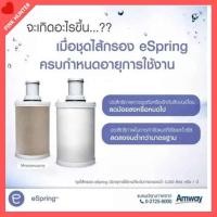 ราคา Amway eSpring ไส้กรองน้ำแอมเวย์อีสปริง ชุดไส้กรองคาร์บอนกัมมันต์และหลอดอุลตร้าไวโอเล็ท ของแท้ ช็อปไทย (24169798663)