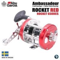 ราคา รอกเบท ABU AMBASSADEUR ROCKET 6500CS ROCKET RED (4855094983)