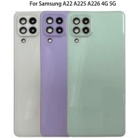ราคา สําหรับ Samsung Galaxy A22 4G 5G A22 4G A22 5G ฝาหลังแบตเตอรี่ด้านหลังประตูเปลี่ยน (13192433541)