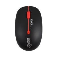 ราคา เมาส์ไร้สาย WIRELESS MOUSE SIGNO WM-140BR SILENT BLACK/RED ประกัน 1Y เมาส์ (14517156607)