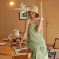 ราคา [มือสอง] LOOKBOOK LOOKBOOK-Yayee dress เดรสสายเดี่ยว สีเขียวพาสเทล (24468011307)