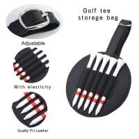 ราคา New Golf Nail Storage Bag Black/Brown Two Colors Optional Pu Material (25935655313)