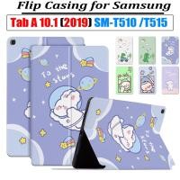 ราคา เคสแท็บเล็ตหนัง PU ฝาพับ กันเหงื่อ ตั้งได้ คุณภาพสูง สําหรับ Samsung Galaxy Tab A 10.1 (2019) T510 T515 TabA 10.1 นิ้ว SM-T510 SM-T515 (14879091603)