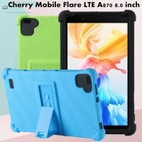 ราคา สําหรับ Cherry Mobile Flare Tab LTE 8.0 นิ้ว A870 กรณี Super กันกระแทกซิลิโคนอ่อนนุ่มป้องกันกรณีฝาครอบขาตั้ง (40228674932)