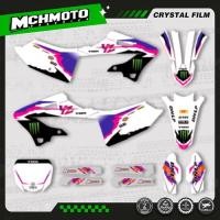 ราคา MCHMFG Custom Team Graphics Decals For YAMAHA YZ125 YZ250 YZ 125 250 2022 2023 2024 Dirt Bike Stick (41178934122)