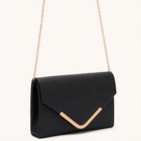 ราคา ALDO Black Envelope Clutch แท้ (PRELOVED) / Aldo Handbag, Sling Bag, Crossbody bag with gold chain / Premium synthetic Leather Goods Bag / Contemporary Leather bag (54052171228)