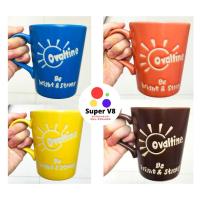 ราคา ชุดแก้วโอวัลติน ดินเผาเคลือบอย่างดี หนาพิเศษ ของแท้ 100% งานแท้ หายาก ของสะสม (4995765141)