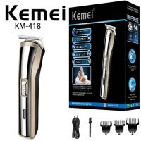 ราคา ปัตตาเลี่ยนตัดผมไฟฟ้า Kemei KM-418 ปัตตาเลี่ยนไร้สาย แบบมืออาชีพ โกนหนวด ตัดผม (29721163184)