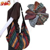 ราคา กระเป๋าสะพายข้างทรงใหญ่ผ้านากา เนื้อผ้าพื้นเมือง สไตล์โบฮีเมียนชาวเหนือ (5634811559)