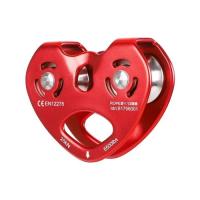 ราคา Stainless Steel Heart-shaped Double Bearing Pulley Steel Wire Rope Cableway for High-speed and Smoo (58004978119)