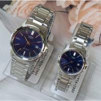 ราคา Casio นาฬิกาคู่รัก ชาย-หญิง รุ่น MTP-1183A-2A , LTP-1183A-2A สายสแตนเลส หน้าปัดน้ำเงิน - ของแท้100% ประกันศูนย์ CMG 1 ปี (3118969748)