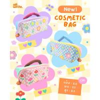 ราคา กระเป๋าเครื่องสำอาง ดอกไม้พาสเทล Allwrite | Cosmetic Bag น่ารัก พกพาง่าย ใส่เครื่องสำอาง (42076537528)