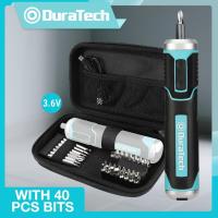 ราคา DuraTech 41 ชิ้นไขควงไฟฟ้า 3.6V Li-ion ไขควงชาร์จไร้สายชุด Bits ซ่อมเครื่องมือสกรูไดร์เวอร์ (16730869850)