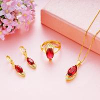 ราคา เครื่องประดับแฟชั่นเวียดนาม สำหรับผู้หญิง รวมสร้อยคอยาว แหวน และต่างหู ออกแบบทรายทองฝังพลอย (47557739376)