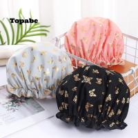 ราคา TOP หมวกอาบน้ํา, หมวกคลุมผมพิมพ์ลายผีเสื้อแบบนุ่ม, ผ้าคลุมศีรษะกันน้ําคู่แฟชั่นแชมพูแต่งหน้าอาบน้ําผม (29485197321)