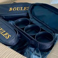 ราคา กระเป๋าเปตอง กระเป๋าใส่ลูกเปตอง BOULES แท้100% สีเขียวและดำ (42974669140)