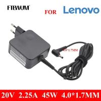 ราคา 20V 2.25A 45W 4.0*1.7MM notebook Charger For Lenovo yoga 310 510 520 710 miix Air 12 13 Ideapad 100 320 110 ADL45WCC lap (14992566775)