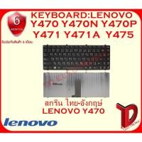 ราคา KEYBOARD:LENOVO Y470 แท้ ใช้ได้กับรุ่น Y470 Y470N Y470P / Y471 Y471A / Y475 (2043616892)