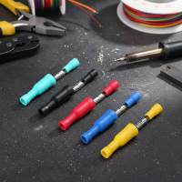 ราคา ชุดขั้วต่อสายไฟหุ้มฉนวน 50 ชิ้น 22-16 AWG 25 ตัวผู้ และ 25 ตัวเมีย (55100436176)