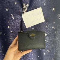ราคา Coach กระเป๋าสตางค์2พับ ใบกลาง (18535397043)