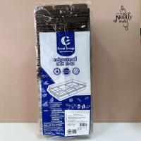 ราคา กล่อง 6 ช่อง ฐานน้ำตาล แพ็ค 50 ชิ้น FP13 E82 กล่องบราวนี่ ขนมเปี๊ยะ (29059064129)