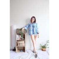 ราคา เสื้อมัดย้อม แขนพอง ย้อมครามแท้ (1040201102)