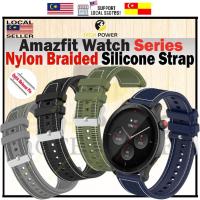 ราคา สายนาฬิกา Amazfit สายซิลิโคนแบบถักไนลอน,Tali Jam Amazfit Bip 6/ Bip 5/ Balance/ Cheetah/ GTR4/ GTR3/ GTR 2/2e (47258320104)