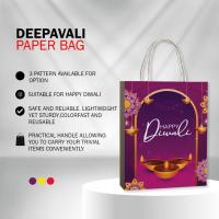 ราคา 1 ชิ้นถุงกระดาษ Deepavali Diwali ถุงกระดาษ ถุงกระดาษคุกกี้ ถุงกระดาษคราฟท์ goodies กระเป๋าถุงกระดาษ (45703459419)