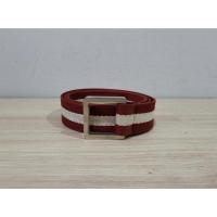 ราคา เข็มขัด BALLY สีแดง-ครีม ของแท้ (43622875194)