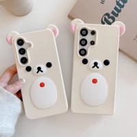 ราคา สําหรับ Samsung Galaxy S25 S24 Plus Ultra Silicone Rilakkuma Bear Soft Cover Case (27536844611)