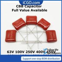 ราคา CBB ตัวเก็บประจุ 0.1uf 100nf 105 2.2uf 63V 100V 250V 400V 630V CBB Metallized ตัวเก็บประจุฟิล์มโพรพิลีน (42816351638)