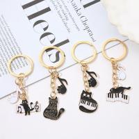 ราคา น่ารักเคลือบคิตตี้แมวอุ้งเท้าพวงกุญแจโลหะดนตรีหมายเหตุเปียโนพวงกุญแจผู้หญิงผู้ชายกระเป๋าถือจี้ของขวัญเพื่อน (49256987203)