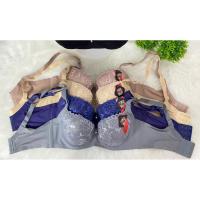 ราคา เสื้อชั้นใน No’s Bra รุ่น 9007 บราลายลูกไม้ บรามีโครง ไม่ดันทรง ฟองบาง (สาวคัพใหญ่ คัพB-C) (57455287329)