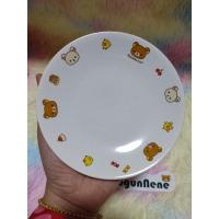 ราคา น่ารัก ❤️ Rilakkuma ริลัคคุมะ จานขนม จานแบ่ง เซรามิก น้องคุมะ ลายรอบจาน น่ารักมากๆคร้า ❤️ (19027035961)